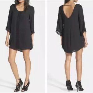 Astr the Label Lace Trim Shift Dress Size S